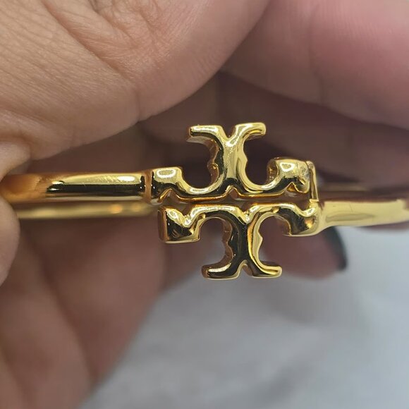 Tory Burch Logo Bangle Bracelet (Clearance) - Picture 7 of 11